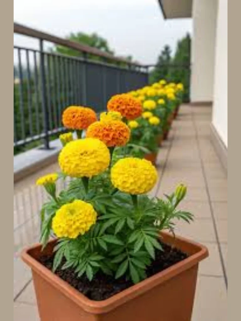 Cheerful Marigolds for Natural Pest Control