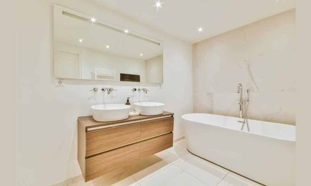 Install a Floating Vanity for More Floor Space