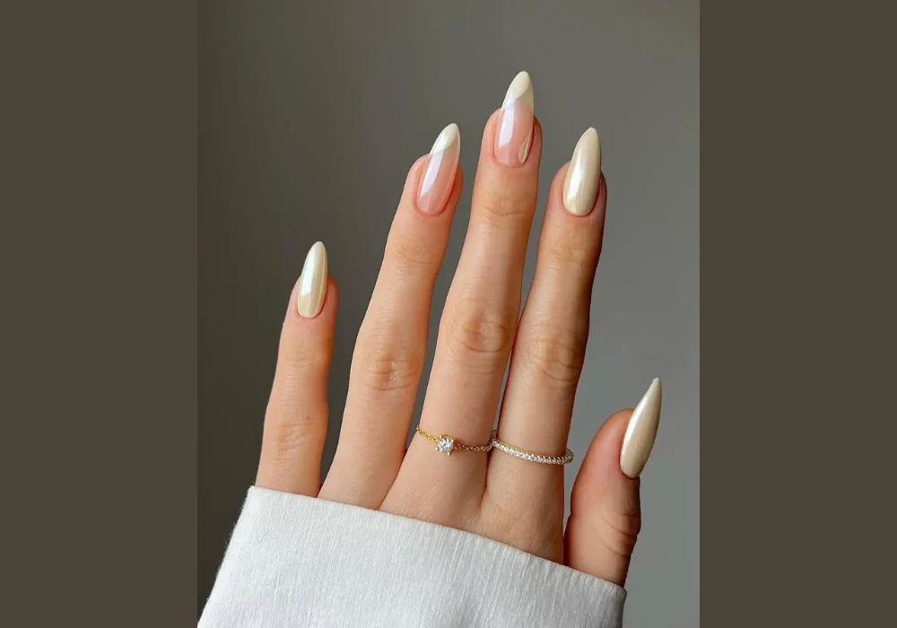 Chrome Finish Summer Nails