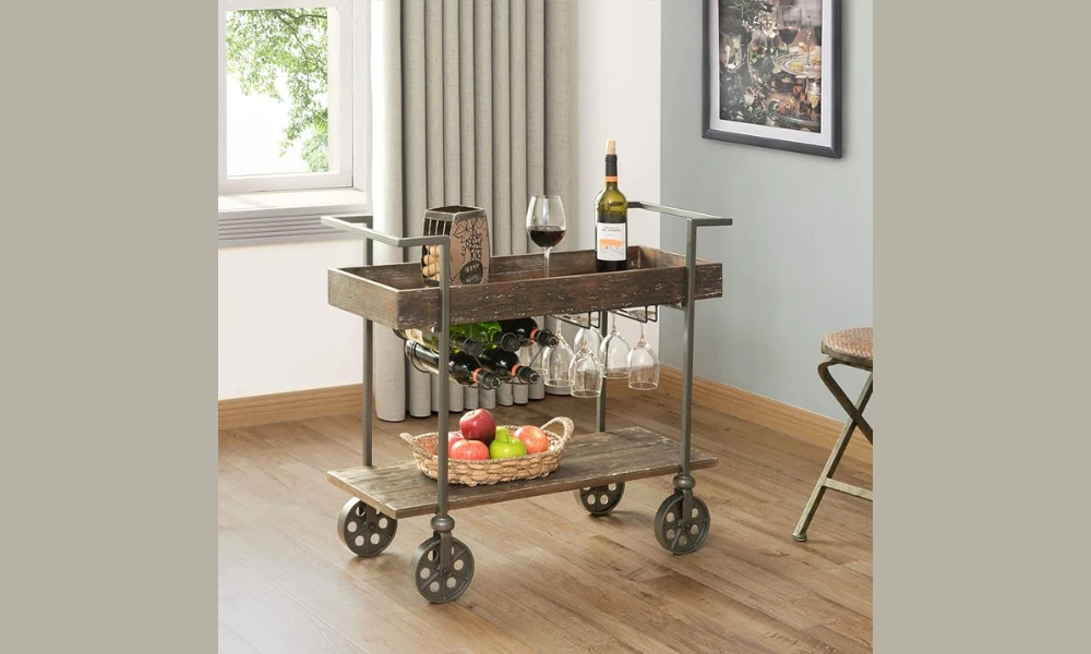 Farmhouse-Style Bar Carts