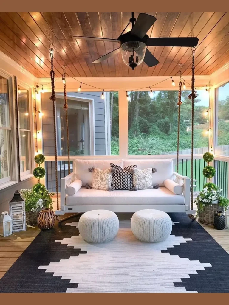 Classic Farmhouse White and Navy Color Palette