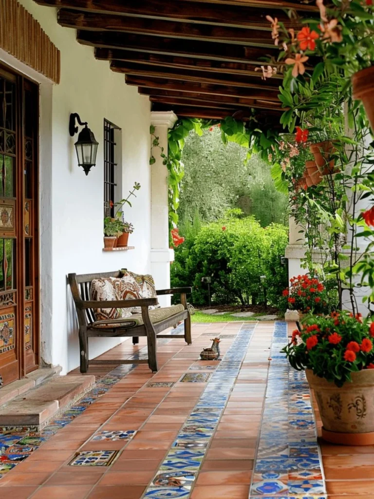 Classic Terracotta Porch Tile Ideas