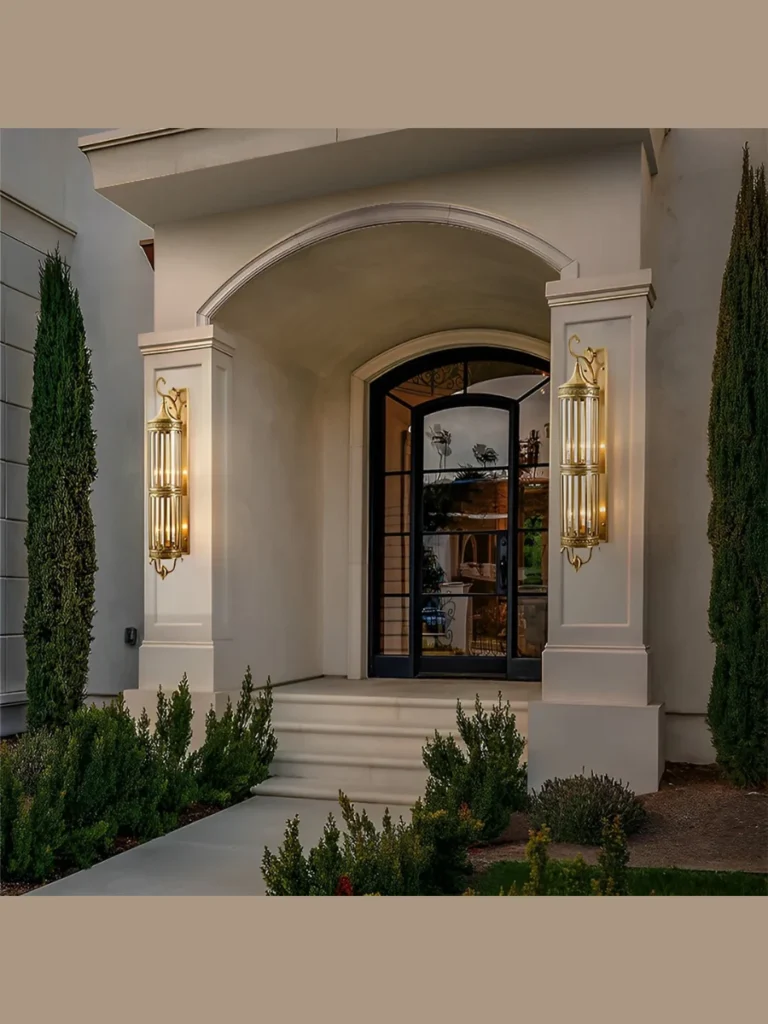 Classic Wall Sconces for Entryway Symmetry