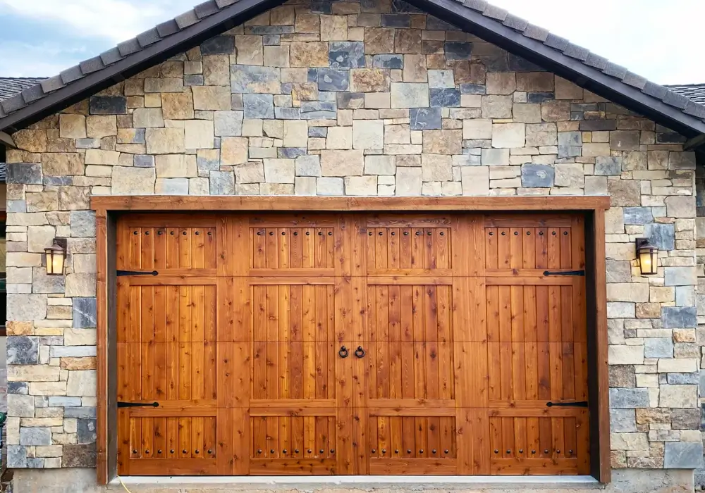 Classic Wooden Garage Door