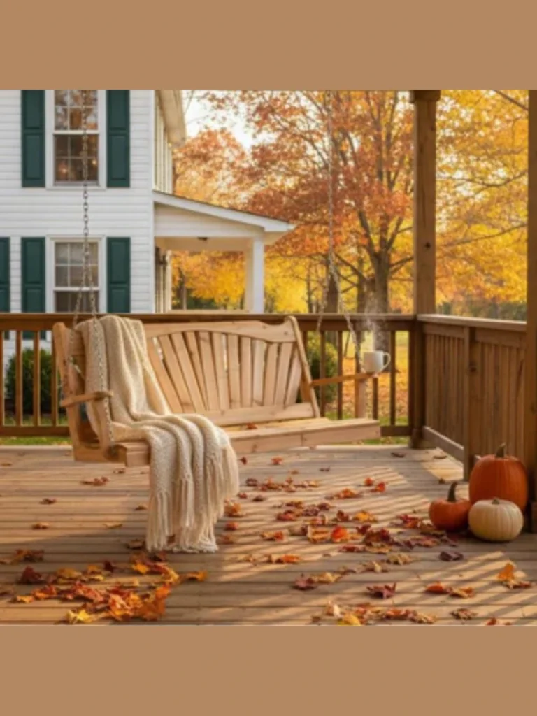 Classic Wooden Porch Swings