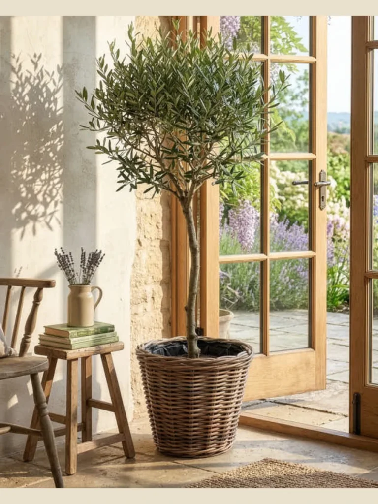 Classic Woven Wicker Planter Trays