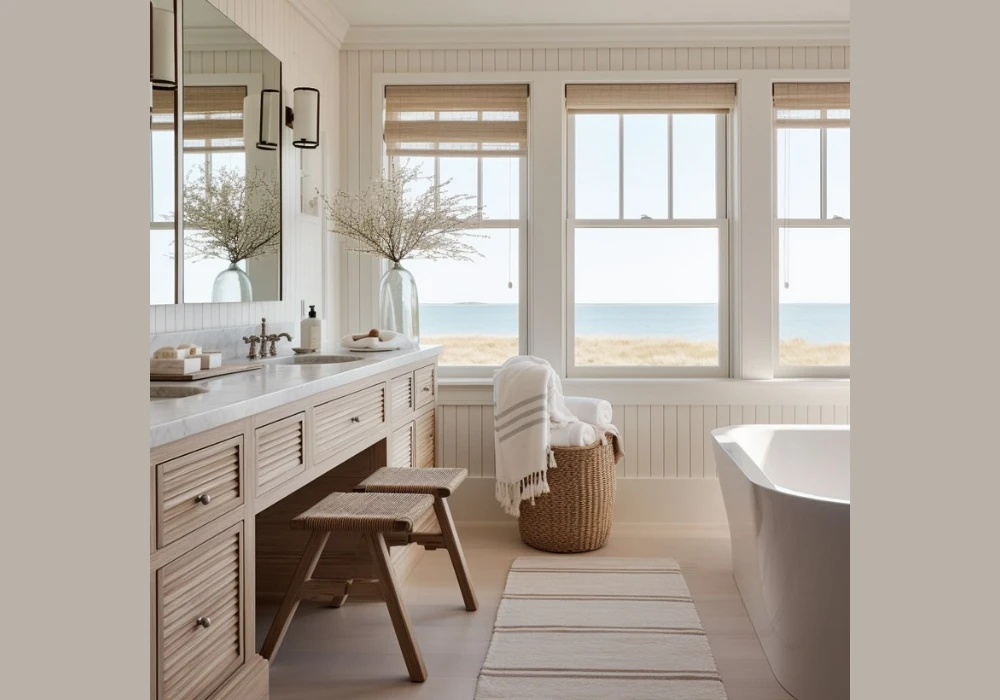 Coastal Theme Summer Bathroom Ideas for a Relaxed Beach Feel