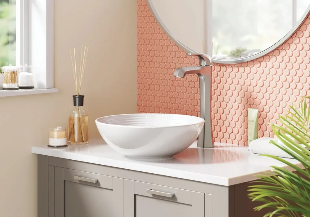 Colored Sink for a Bold Bathroom Statement