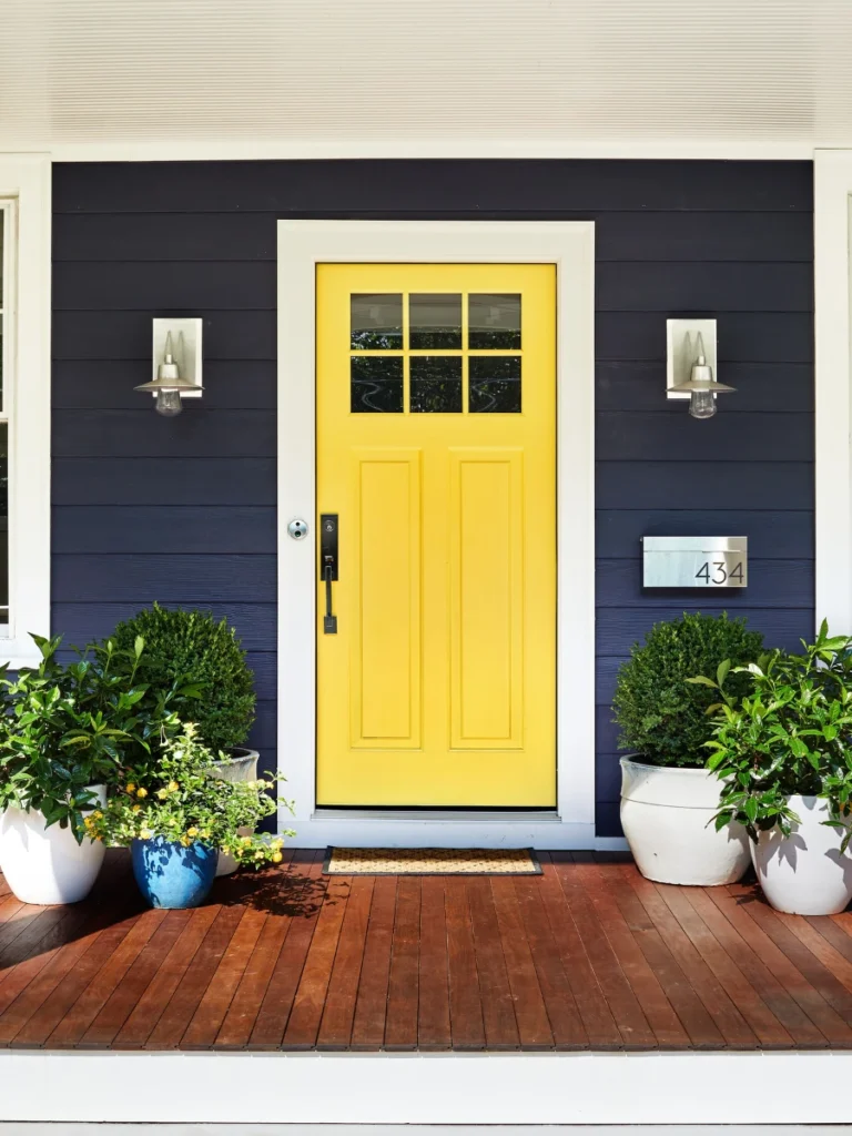 Colorful Painted Front Doors