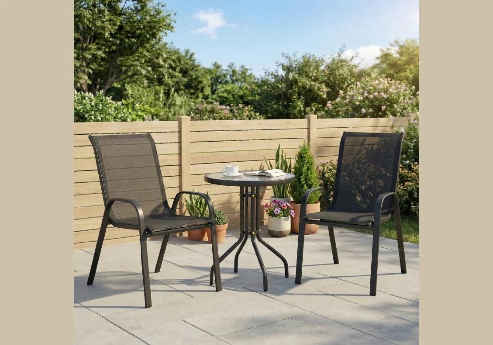 Compact Bistro Table with Chairs