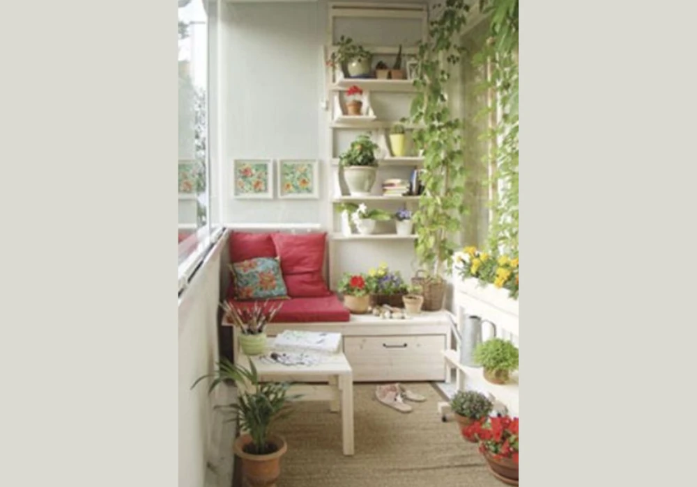 Compact Storage Ideas for Small Balcony Design Ideas