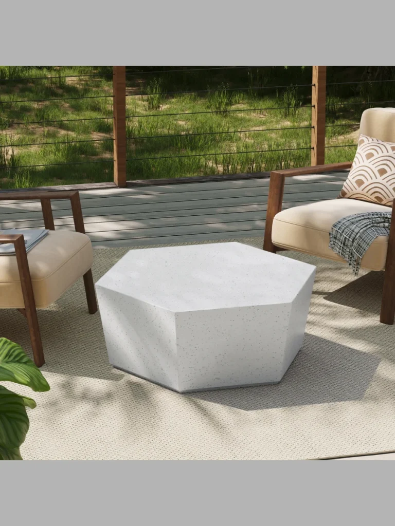 Concrete Coffee Tables with Industrial Vibes