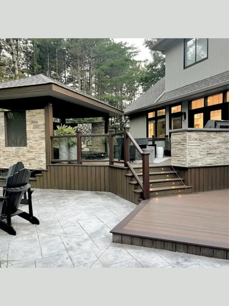 Concrete Pavers for Ground Porches