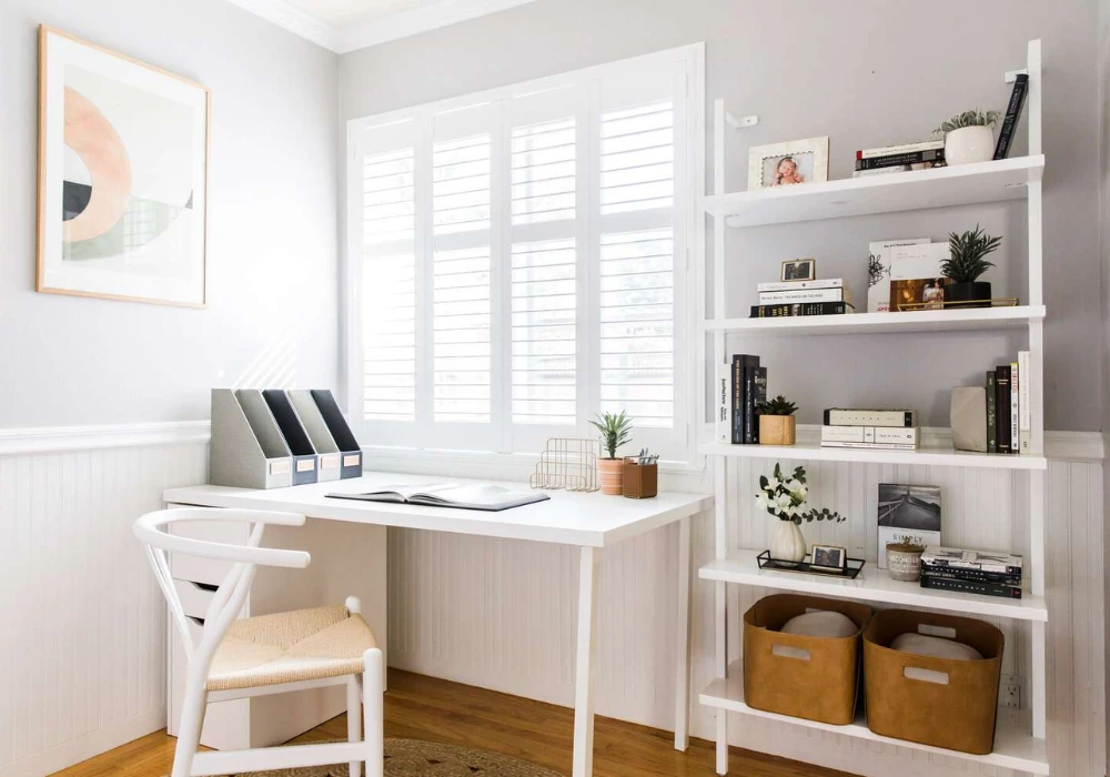 Cooling Desk Setup for Summer Bedroom Work Corner