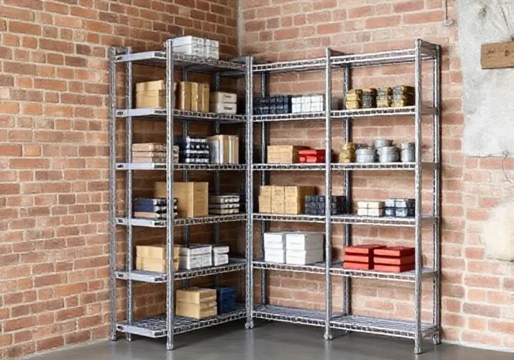Corner Garage Shelving Units