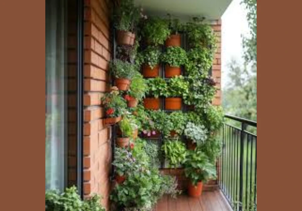 Corner Hanging Plant Setup for Unused Spaces