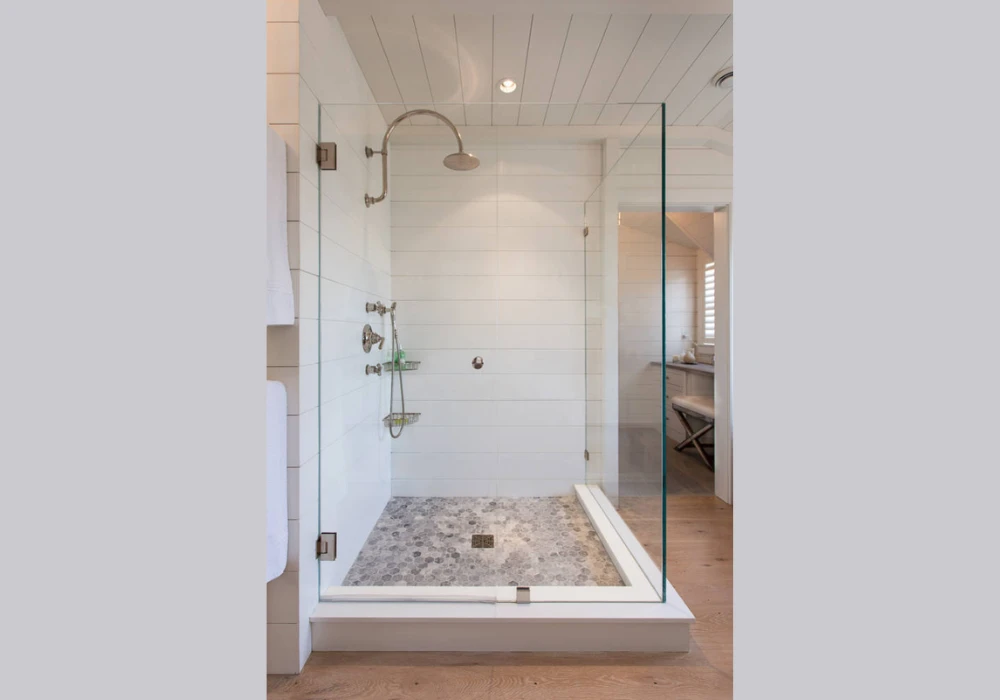 Corner Shower Layout