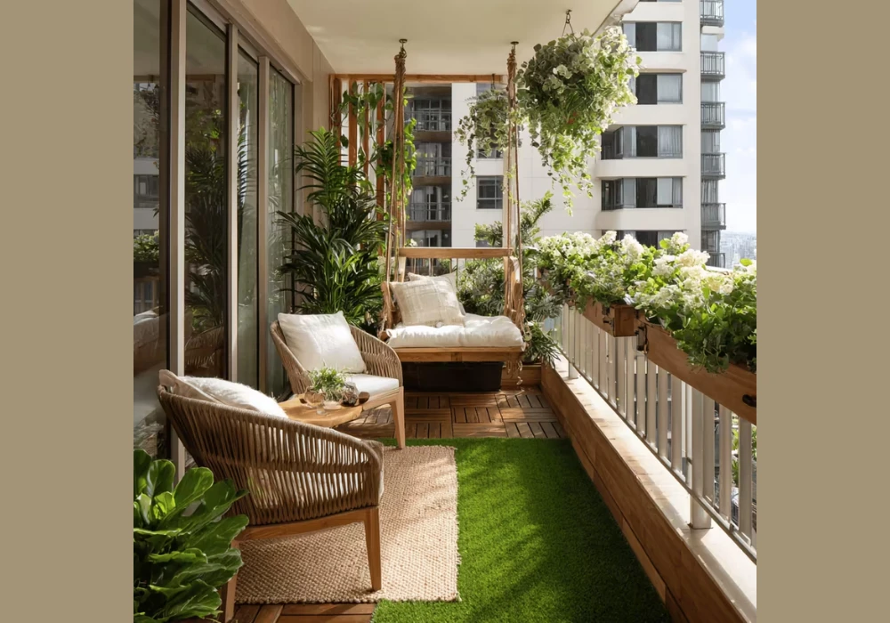 Cozy Seating Setup for Small Balcony Comfort