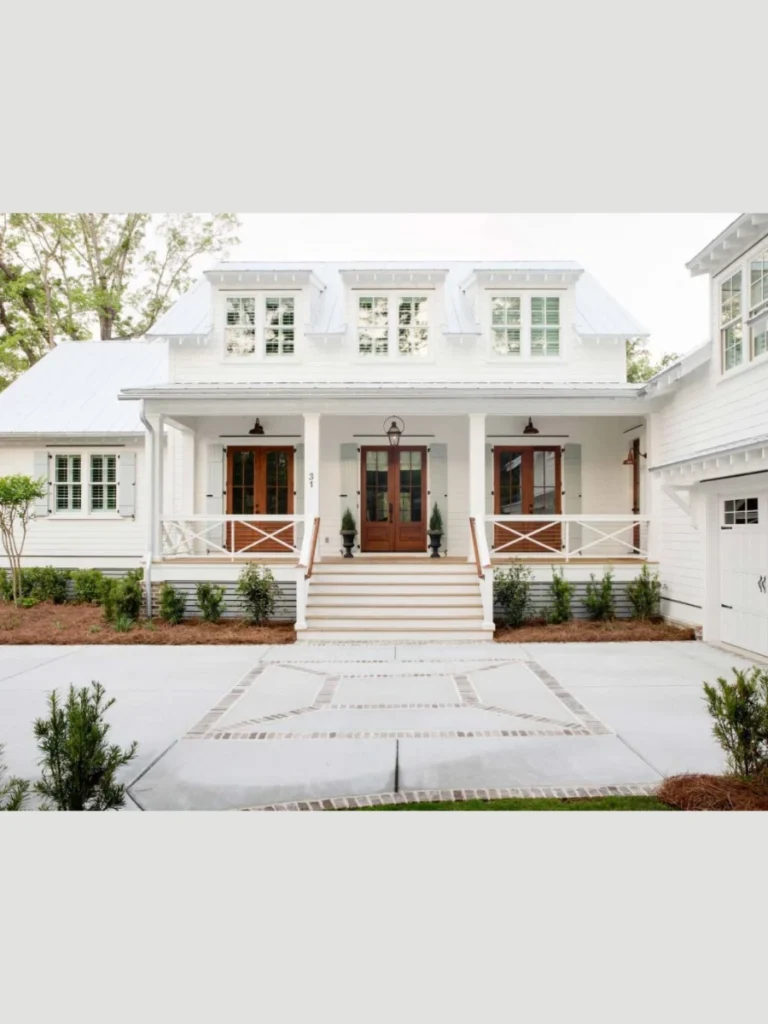 Crisp White for a Coastal Farmhouse Vibe