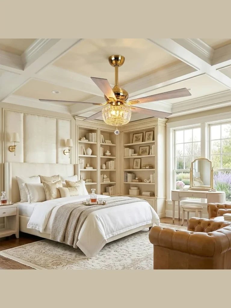 Crystal Chandelier Glamour Fans