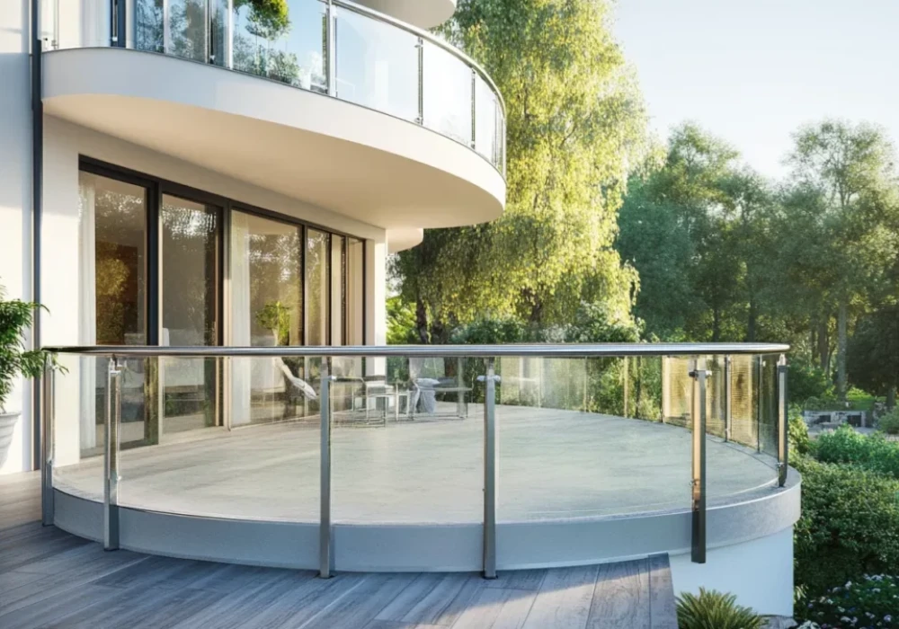 Curved Balcony Railing Ideas for Soft Architectural Flow