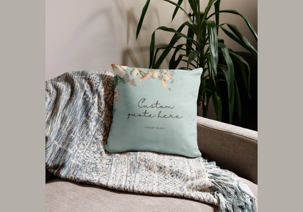Cute Throw Pillow Ideas with Quote and Typography Designs