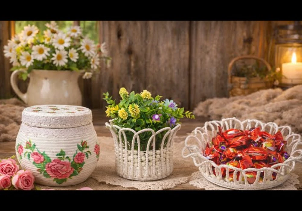 DIY Cotton Rope Bowls for Minimal Summer Home Decor