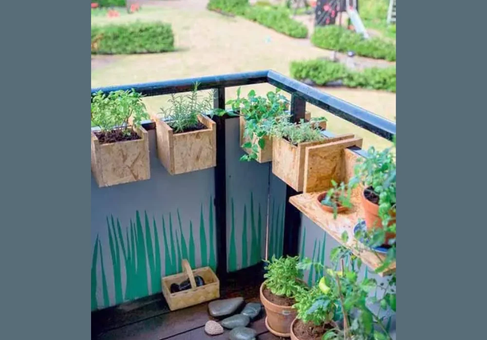 DIY Recycled Planters for Budget Balcony Garden
