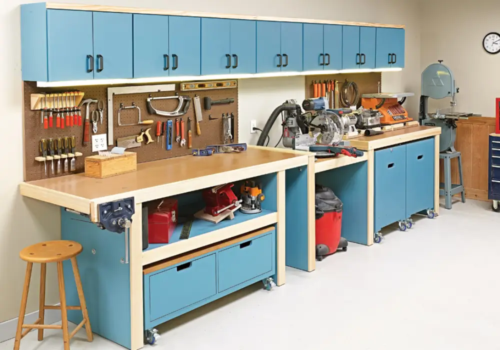 Multi-Functional Garage Shop Layout