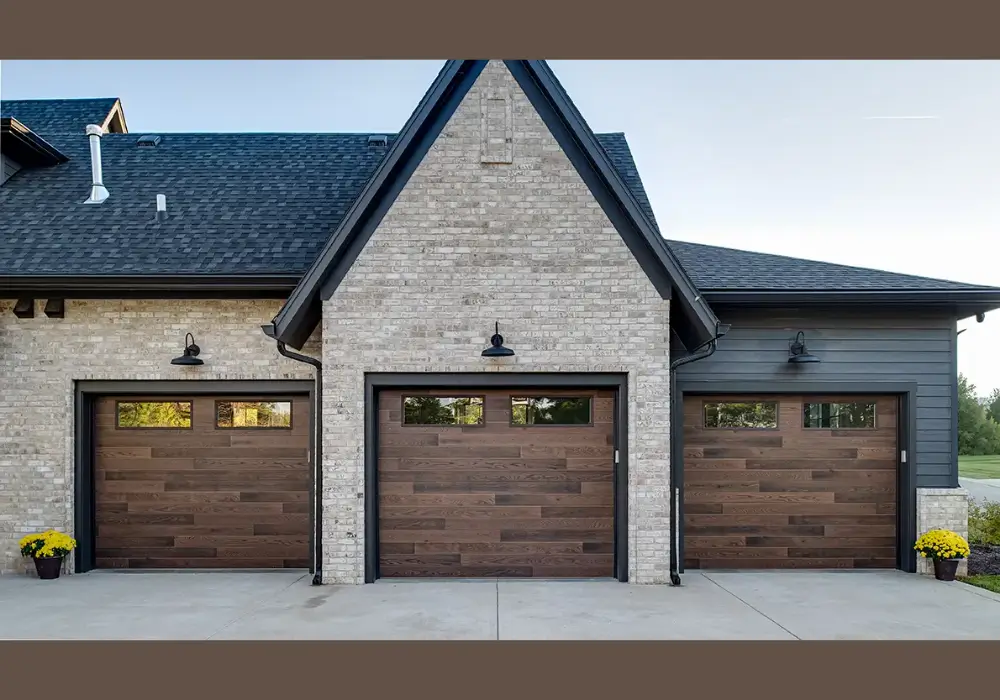 Dark Brown Garage Door