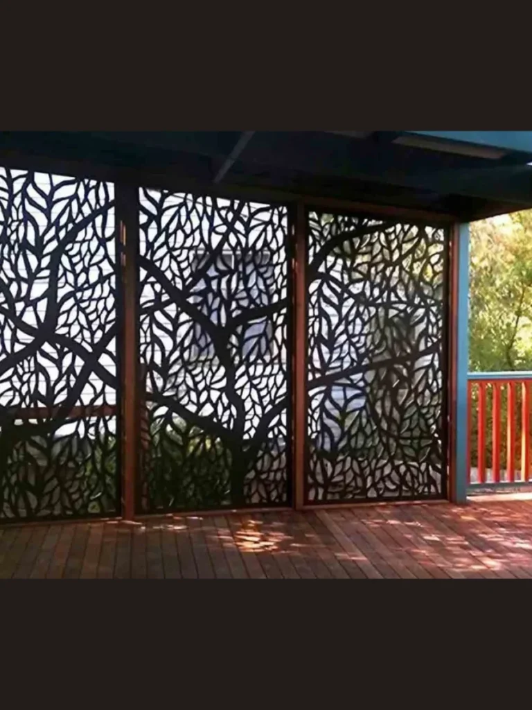 Decorative Laser Cut Metal Screen Panels