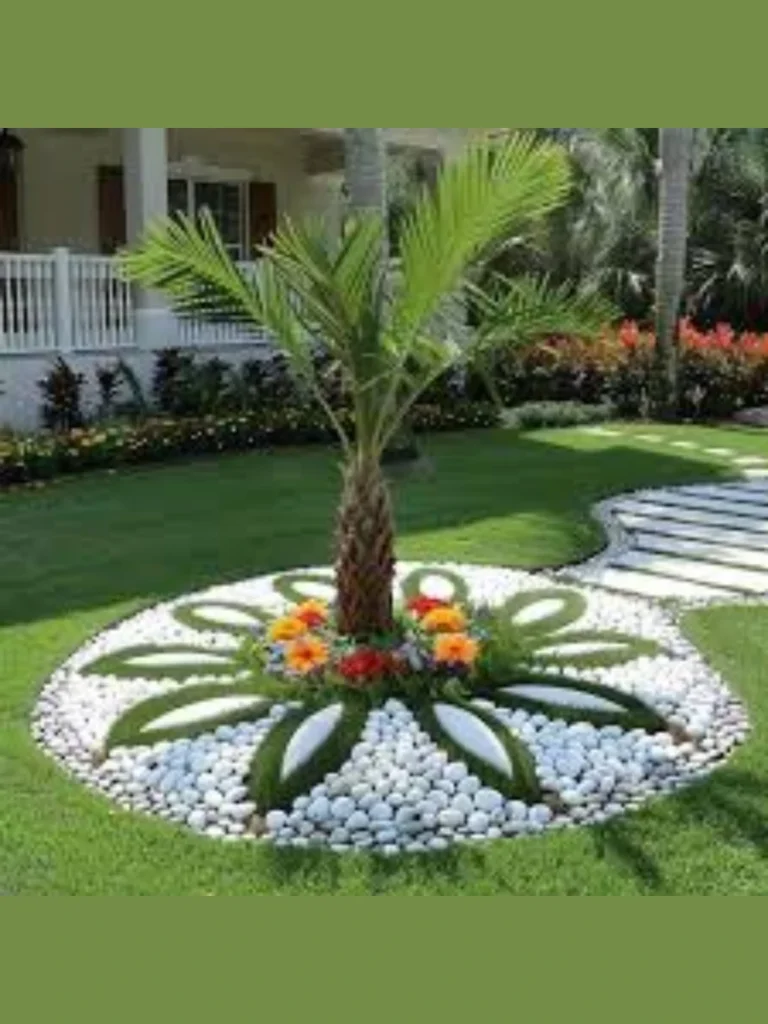 Decorative Mulch Circles