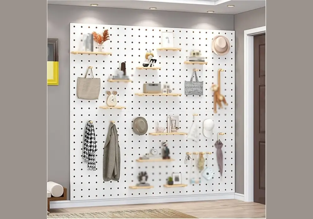Decorative Pegboard with Paint Finish
