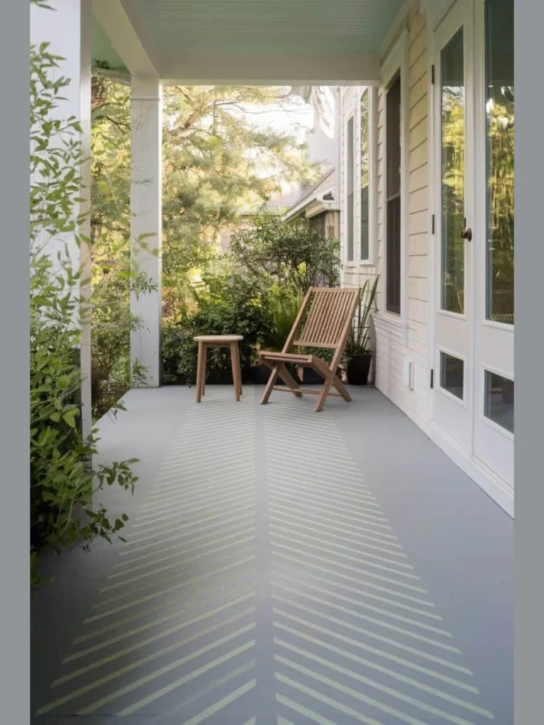 Decorative Porch Floor Paint or Stain