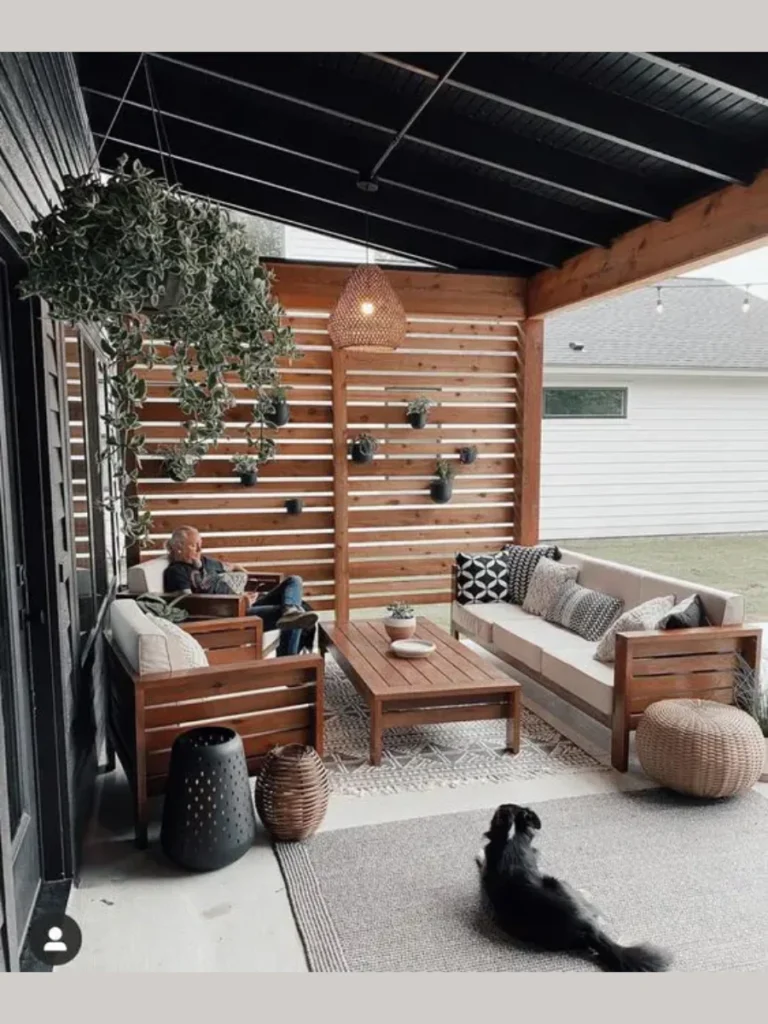 Decorative Privacy Screens For Modern Porch Borders