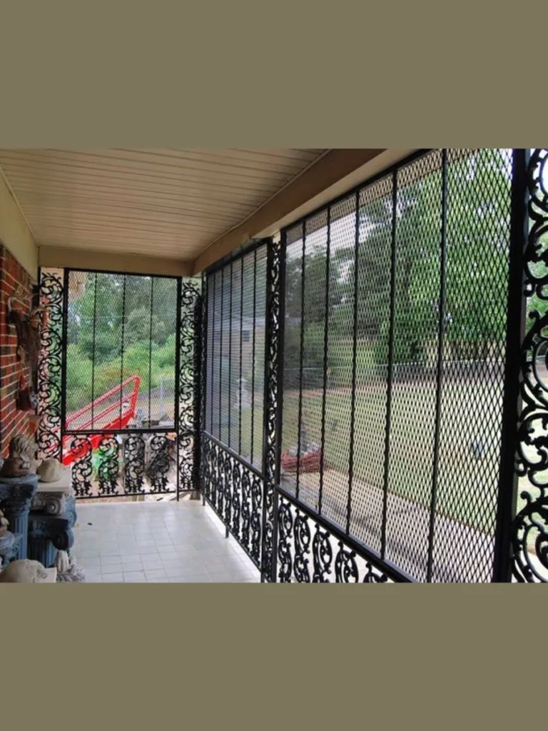Decorative Wrought Iron Screen Frames