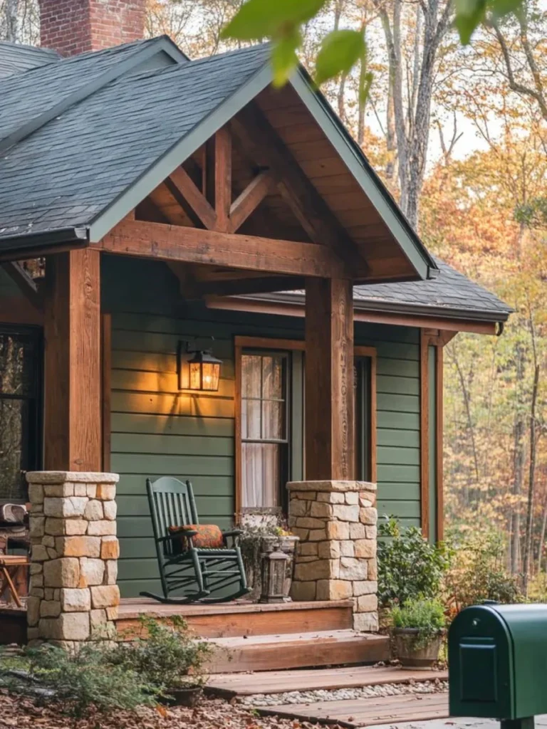 Deep Forest Green For Rustic Homes