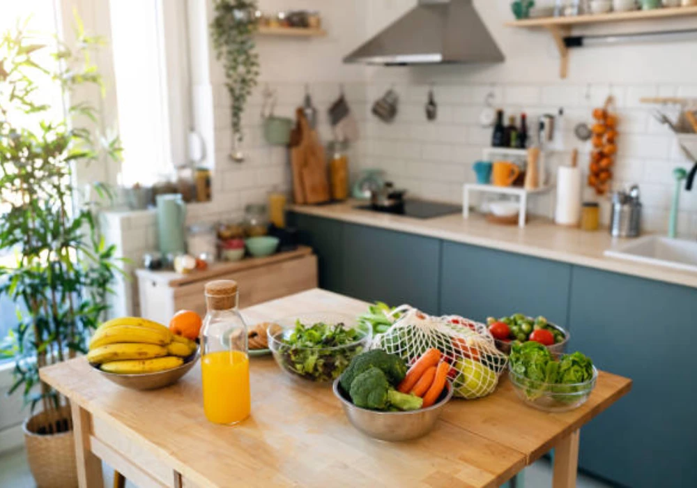 Display Fresh Fruits in Bowls