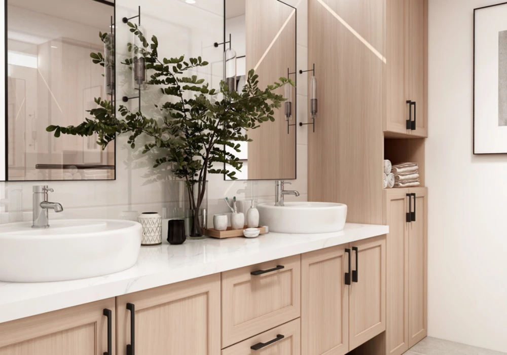 Double Sink Vanity for Shared Bathrooms