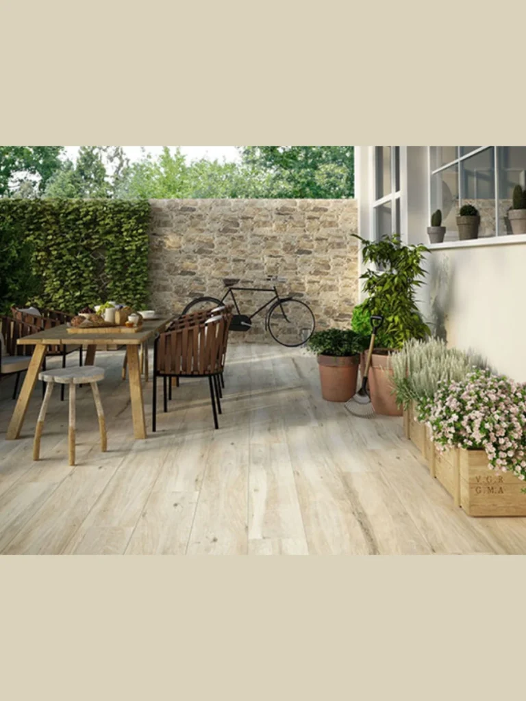 Durable Wood Look Porch Tile Ideas