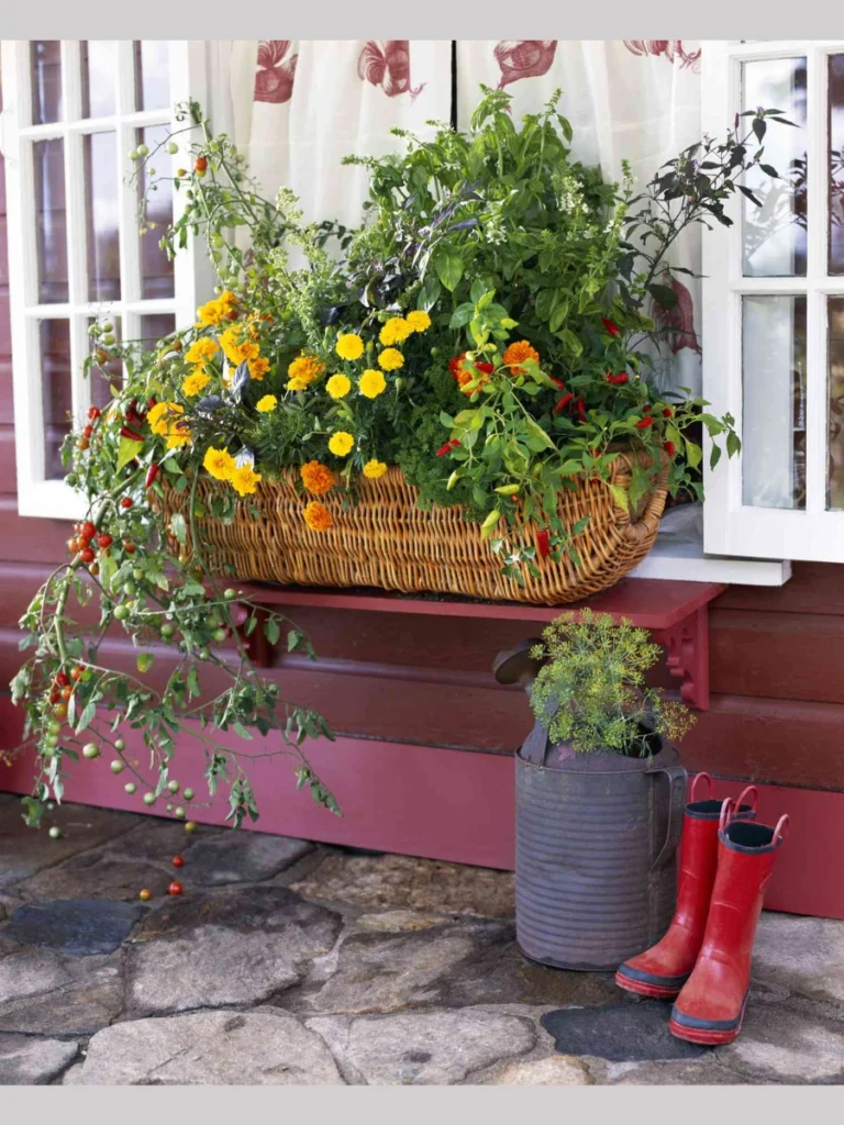 Edible Window Box Garden