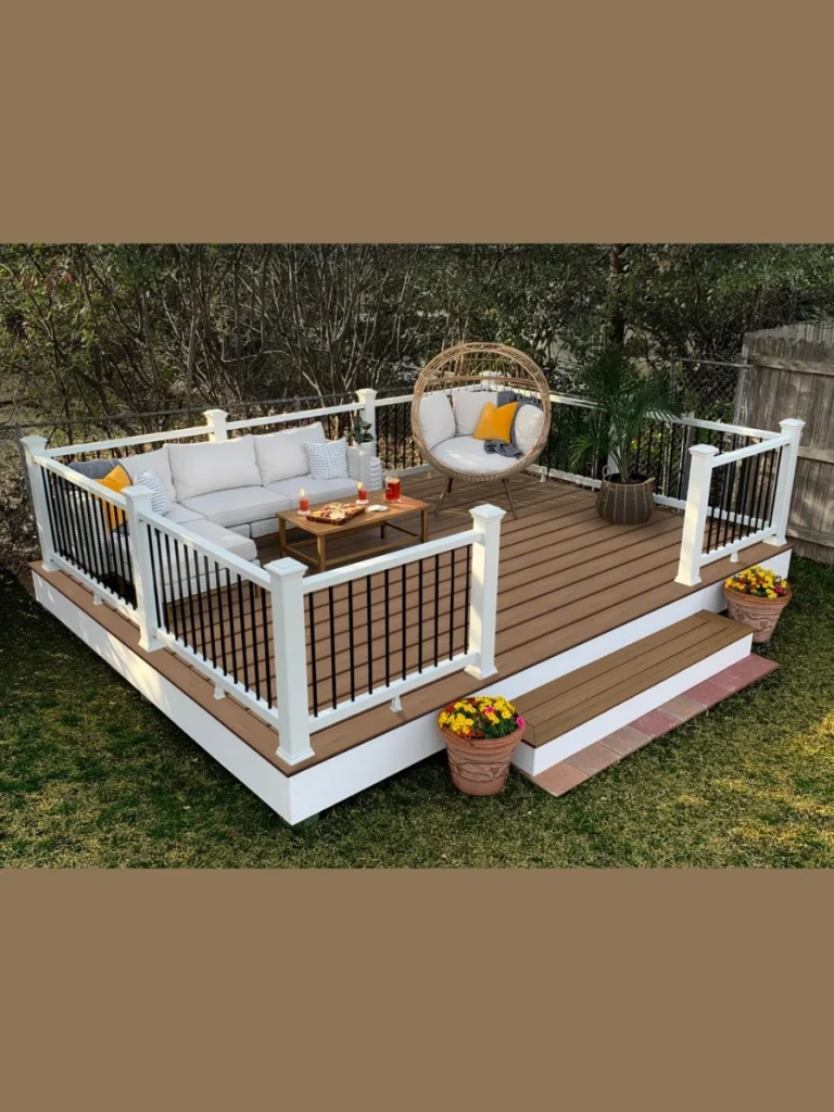 Elevated Natural Wood Decking