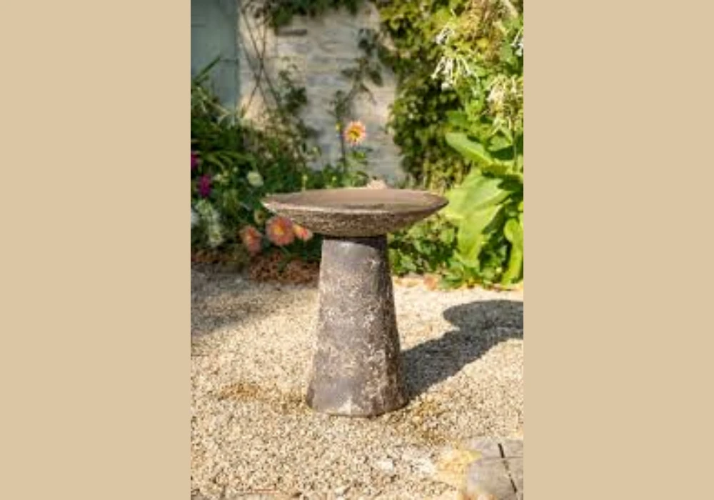 Elevated Stand Bird Bath Idea