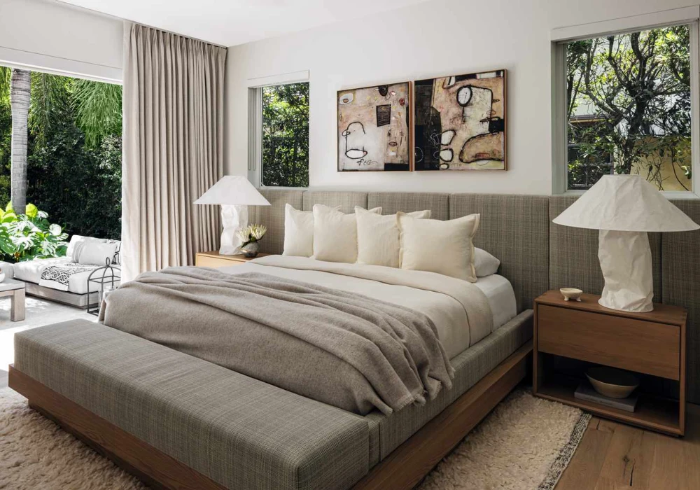 Euro Shams Decorative Pillows Ideas on Bed for Balanced Look