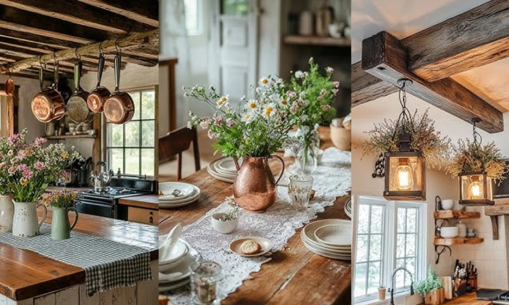 Farmhouse-Inspired Dining Areas
