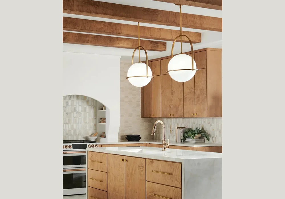 Farmhouse Lighting with Warm Tones