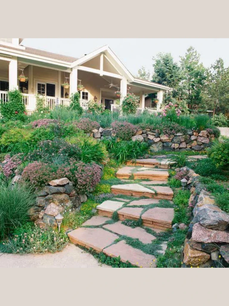 Flagstone Path and Patio Combo