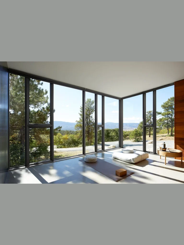 Floor-to-Ceiling Glass Panel Walls