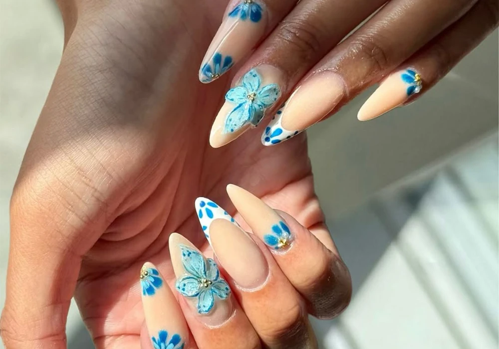 Floral Nail Art Trends for Warm Weather Looks