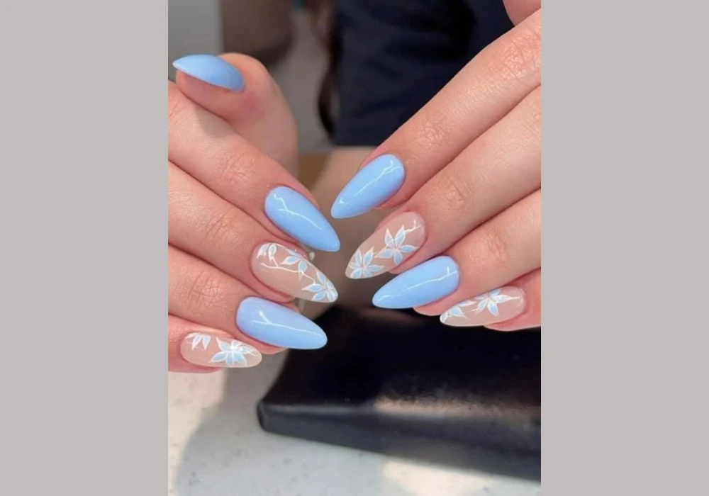 Floral Summer Nail Inspiration for Feminine Style